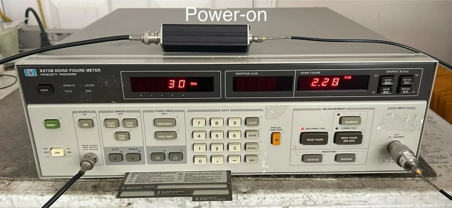 HP 8970B Noise Figure Meter with Advanced Features - HP [1]