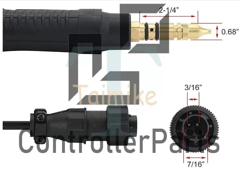 Heavy Duty Mig Gun 250A 10' fits Miller M25 Millermatic 200 210 212 250 251 252 [3]