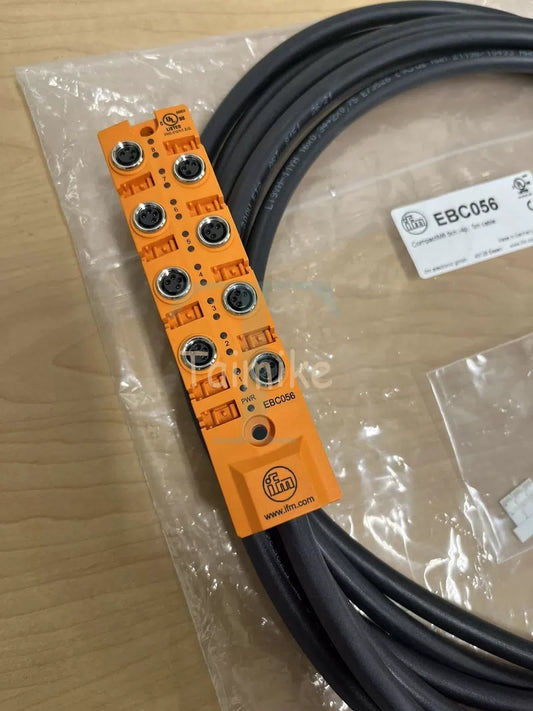 ! IFM EBC056 Sensor Wiring Block Compact M8 8 Channel Junction Box - 5m Cable [2]