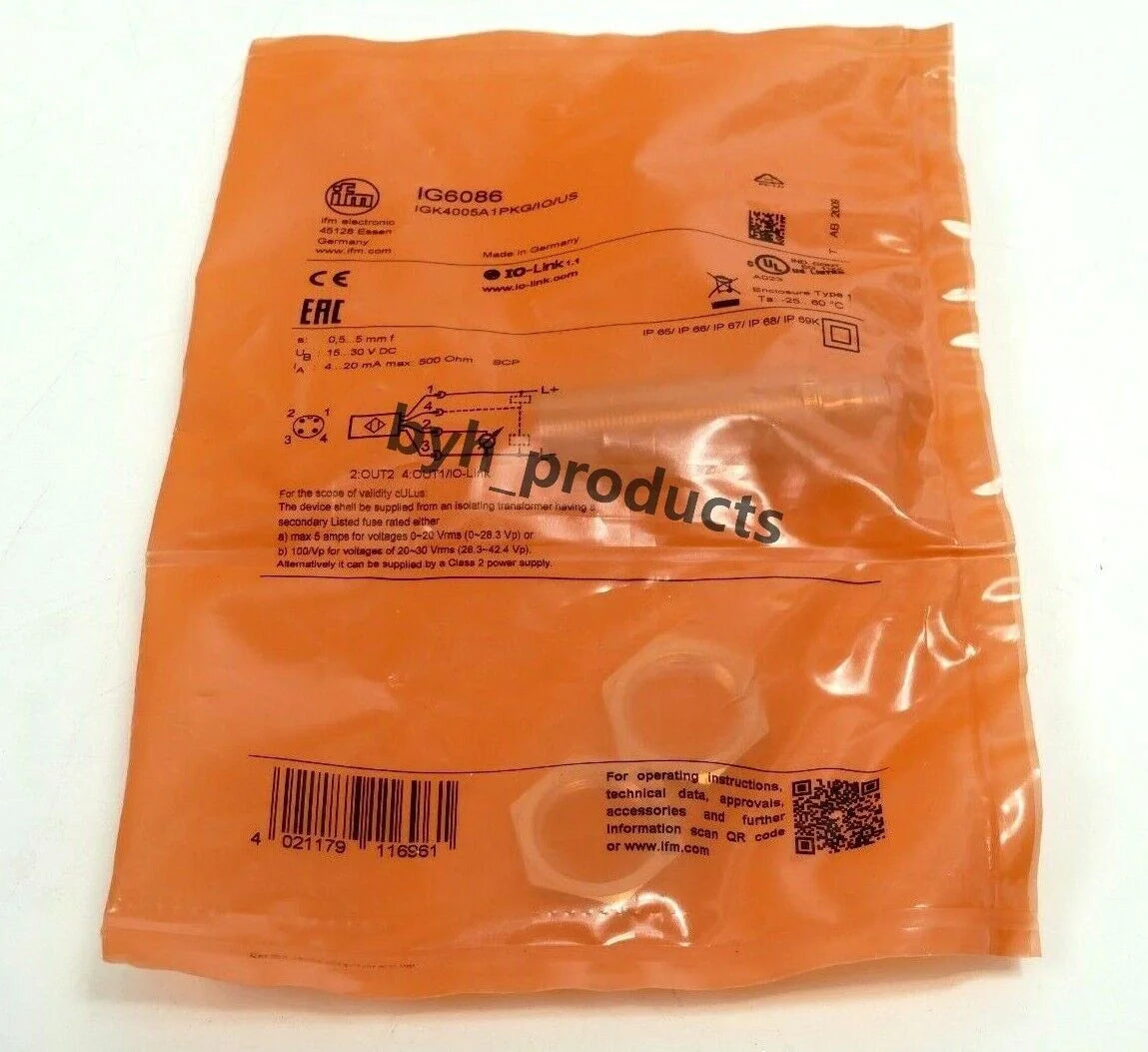 IFM Inductive Proximity Switch Sensor IG6086 Fast 1PC - IFM [4]