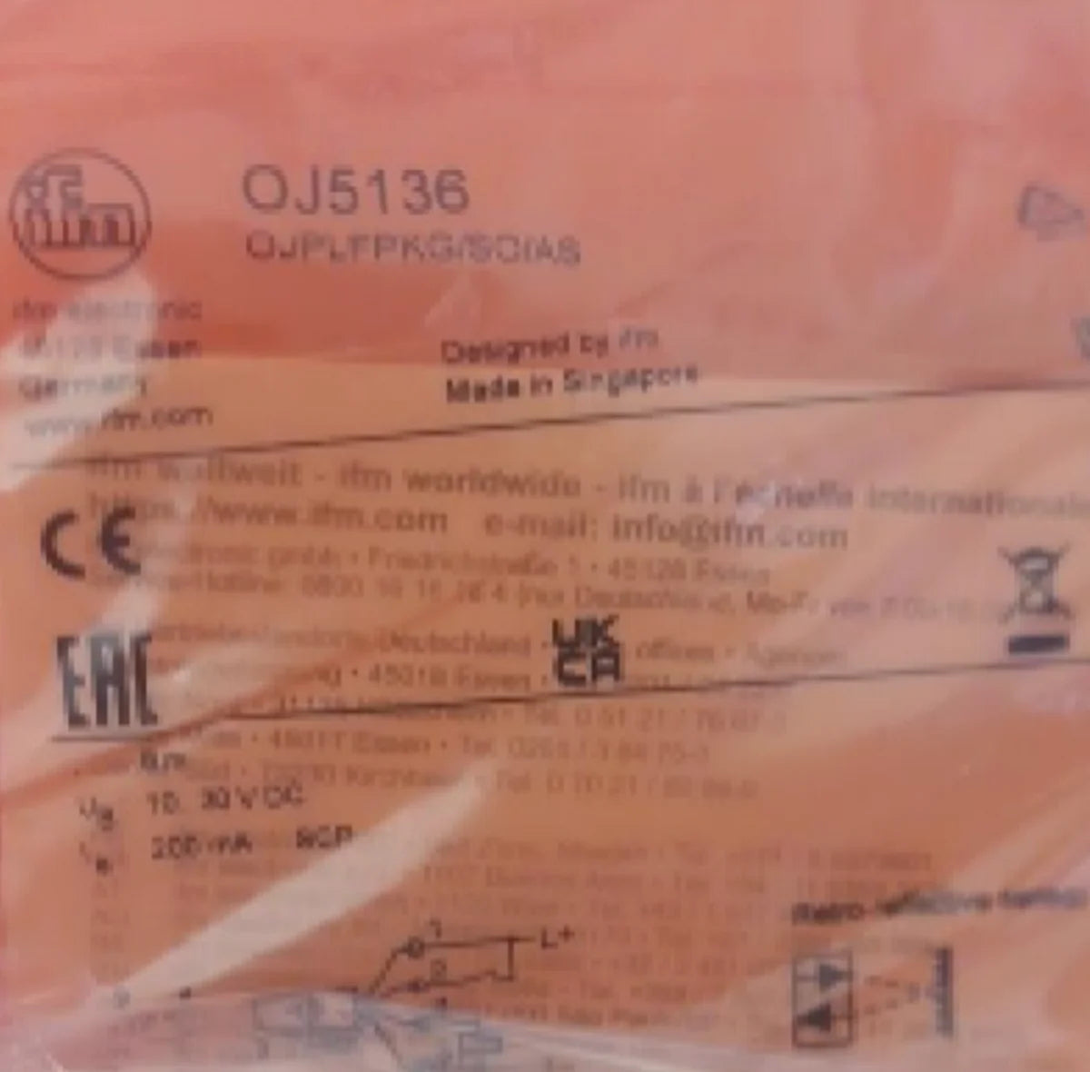 IFM Photoelectric Sensor - OJ5136 - IFM [1]