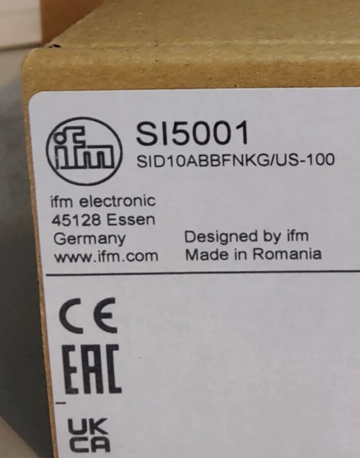 IFM SI5001 Flow Sensor – High Precision Flow Measurement Solution - IFM [1]