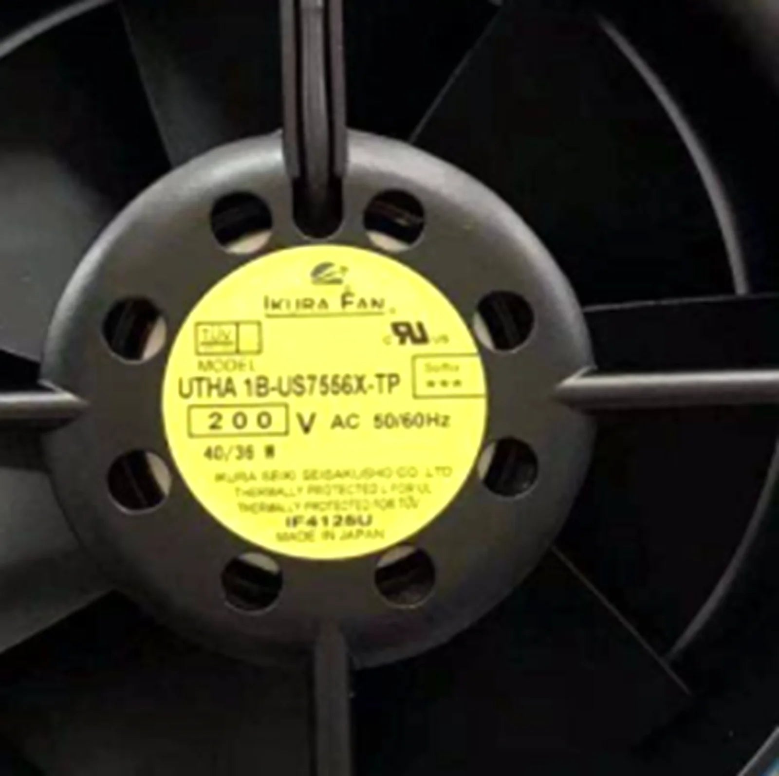 IKURA UTHA1B-US7556X-TP 200V 40W AC Fan - IKURA [3]