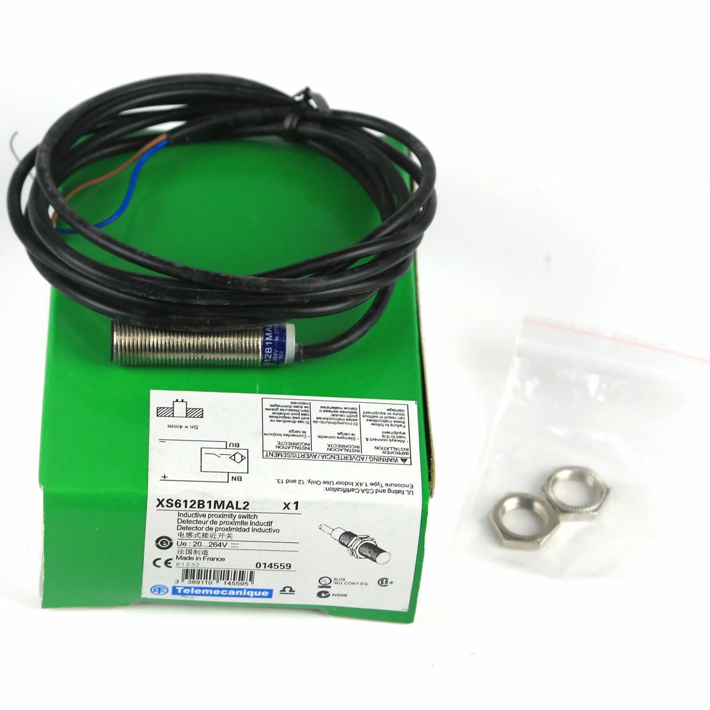 Inductive Proximity Sensor, 12mm Schneider Electric XS612B1MAL2 - SCHNEIDER ELECTRIC [1]