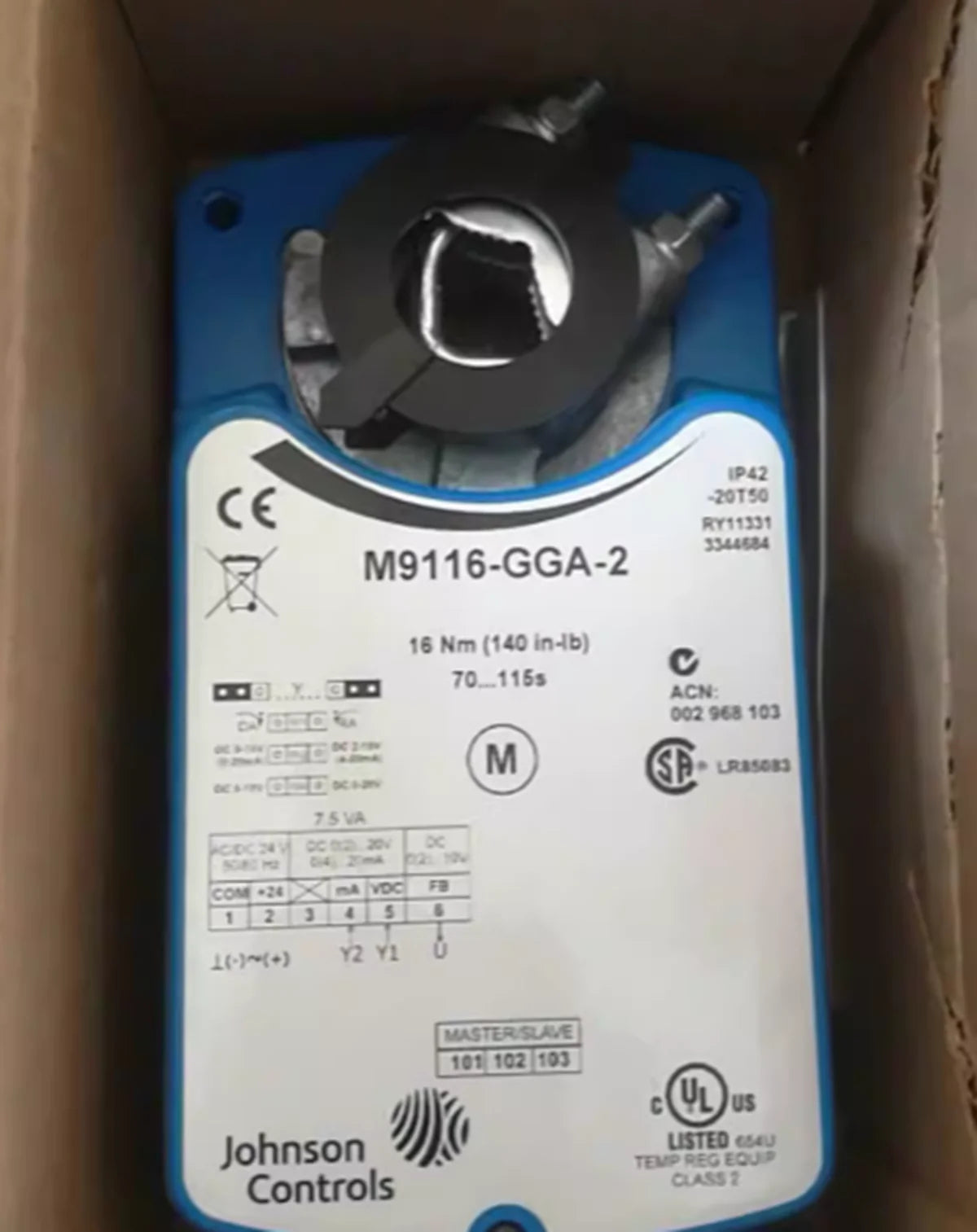 JOHNSON M9116-GGA-2 Damper Actuator - JOHNSON [1]