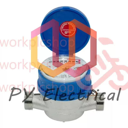 Jet Dry Dial Water Meter LXSG-13D 1/2" Brass Single DN15 0.03-3m³/h Home Use [9]