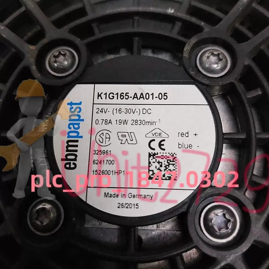 K1G165-AA01-05 1PCS Ebmpapst K1G165-AA01-05 Cooling Fan DC24V 19W Fast Ship [1]