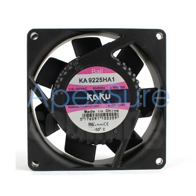 KAKU KA9225HA1 AC 110V 0.16A/0.15A ball bearing axial cooling fan [1]