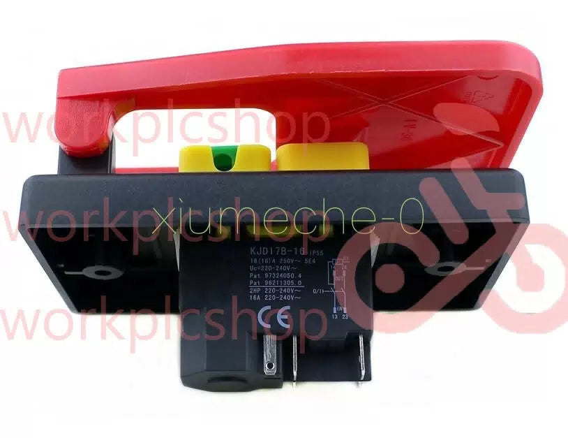 KJD17B 220V-240V 16A 5E4 electromagnetic safety switch emergency stop cover [4]