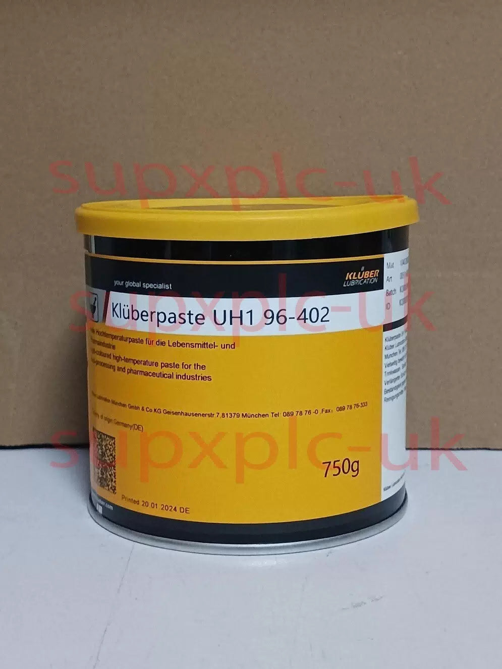 KLUBER Lubrication Kluberpaste UH1 96-402 750g (1.7 LB) free shipping [1]