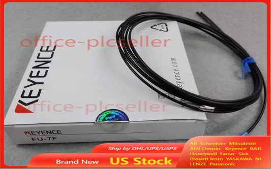 Keyence Pair FU-7F FU7F Straight Thrubeam Transmissive Fiber Optic Unit. E3 [1]