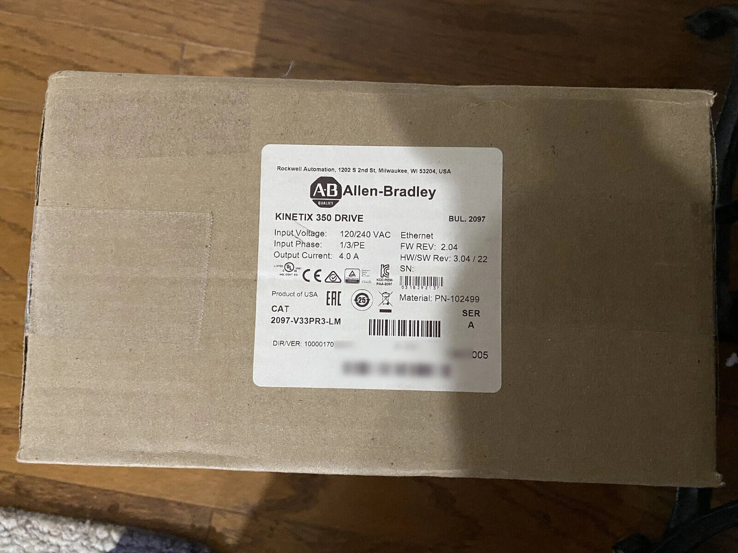 Kinetix 350 Servo Drive 2097-V33PR3-LM - ALLEN-BRADLEY [1]