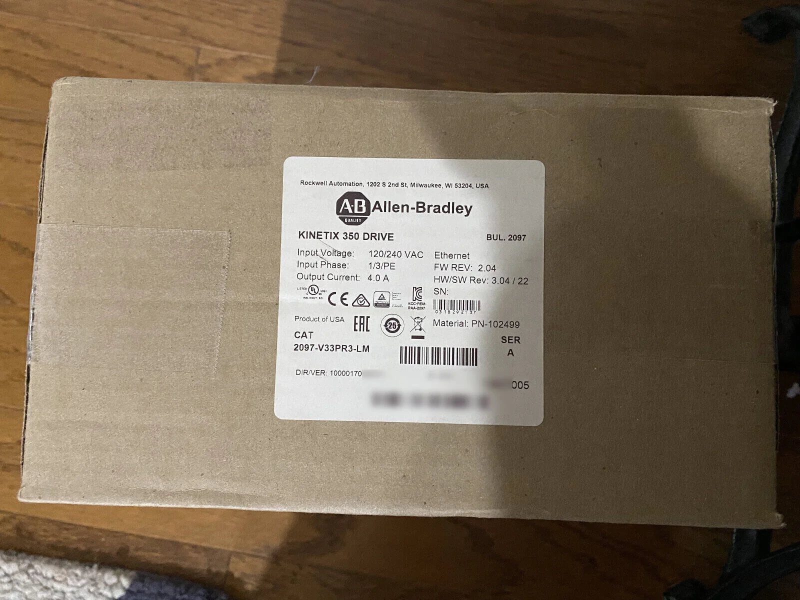 Kinetix 350 Servo Drive 2097-V33PR3-LM - ALLEN-BRADLEY [1]