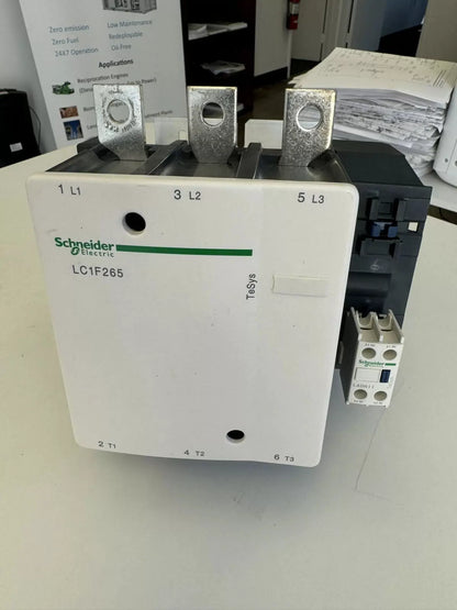 LC1F265 Schneider Electric 350 Amp Contactor 120V Coil #E [6]