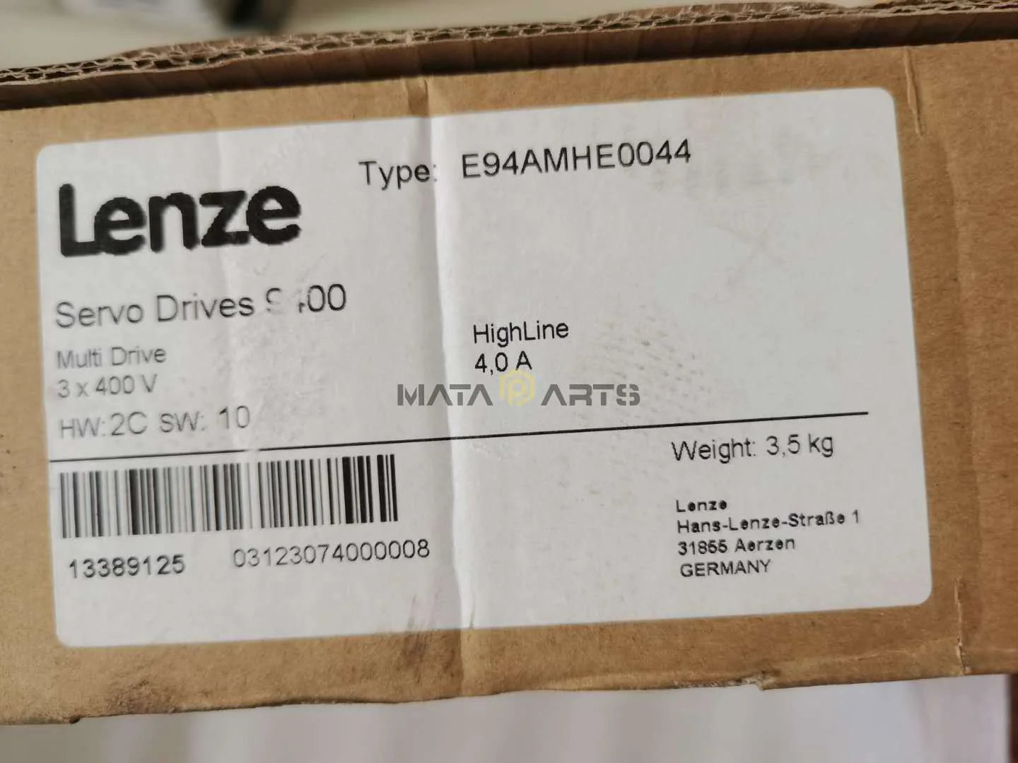 Lenze E94AMHE0044 Servo Drive - LEONI ENGINEERING SOLUTIONS [1]