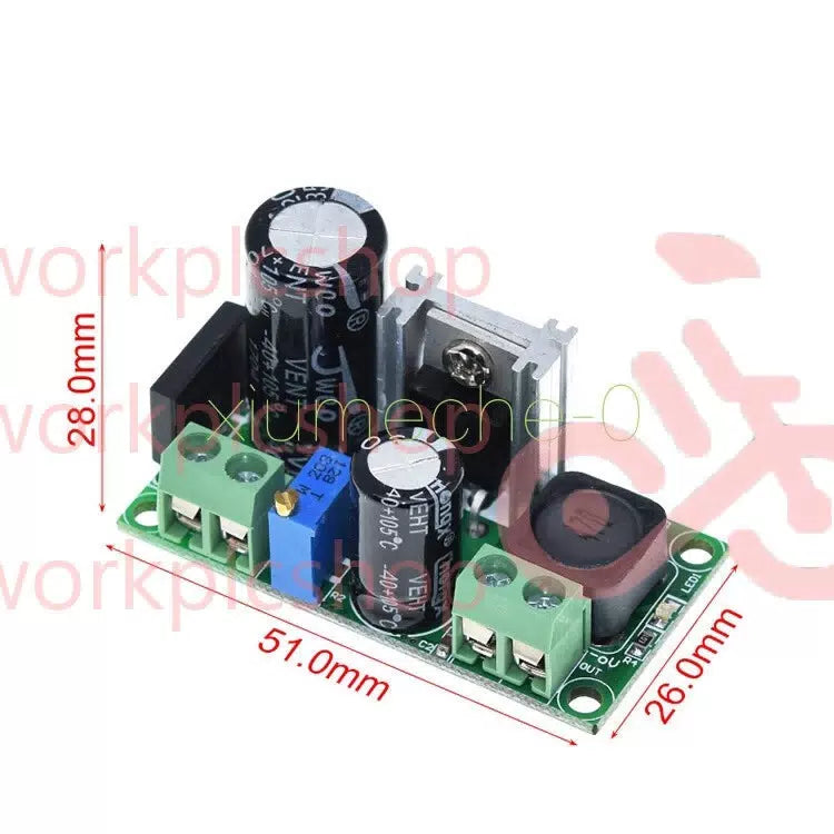 Low Voltage AC-DC Step-down DC-DC Adjustable Regulator LM2596HV Power Module [4]