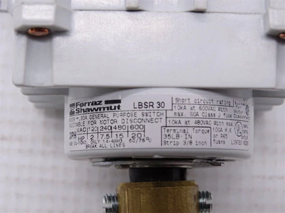 MERSEN LBSR30 SWITCH - LBSR30 SWITCH - MERSEN LBSR30 SWITCH - MERSEN LBSR30 SWITCH - MERSEN LBSR30 SWITCH - MERSEN [2]