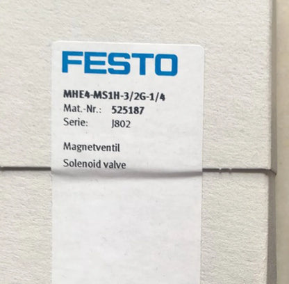 MHE4-MS1H-3/2G-1/4 525187 Solenoid Valve - FESTO [1]