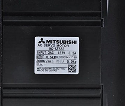 MITSUBISHI HC-SFS53 AC Servo Motor Driver Electric Drive PLC 3AC 127V 3.2A - MITSUBISHI [6]