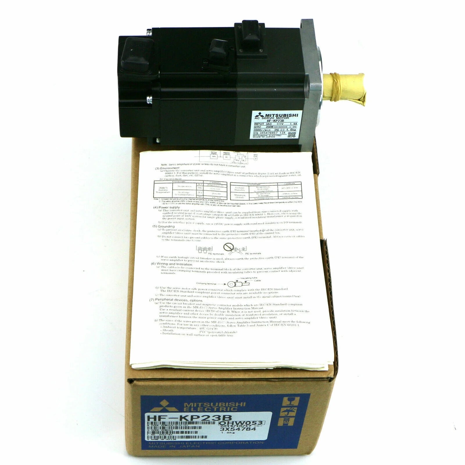 MITSUBISHI HF-KP23B Servo Motor 23B - MITSUBISHI [5]