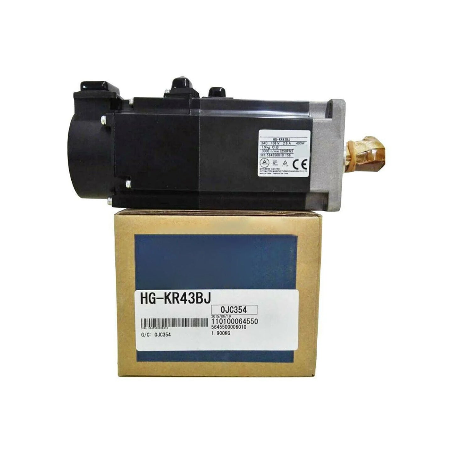 MITSUBISHI HG-KR43BJ SERVO MOTOR 1PC - MITSUBISHI [1]