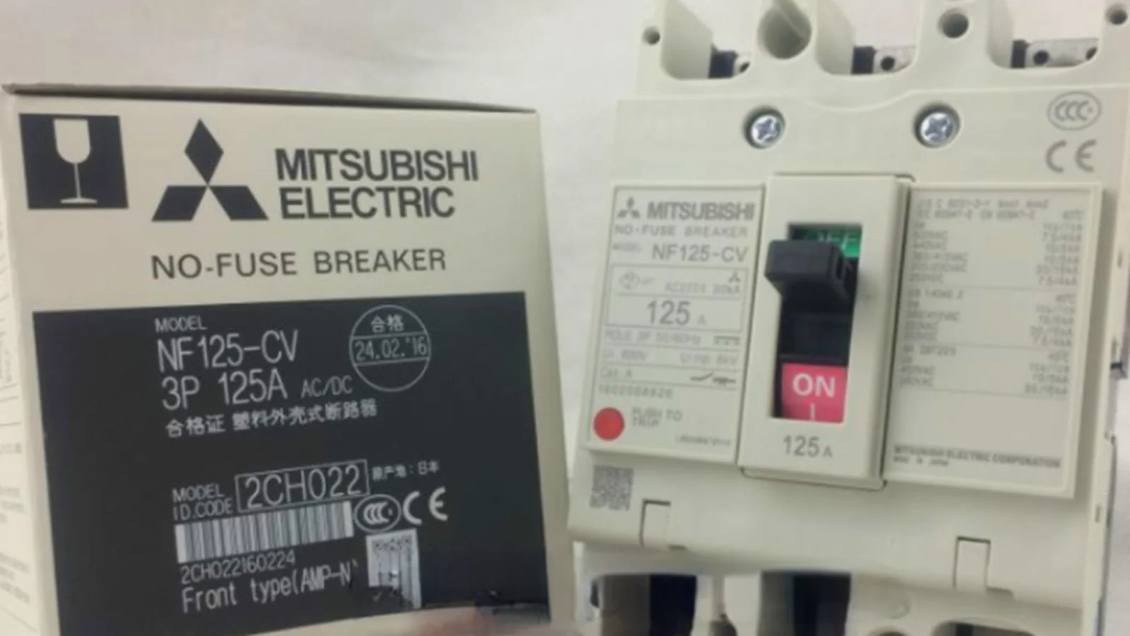 MITSUBISHI NF125-CV Circuit Breaker 3P 125A - MITSUBISHI [1]
