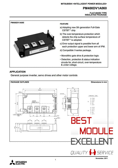 MITSUBISHI PM400DV1A060 Power Supply Module – Quality Assured - MITSUBISHI [4]