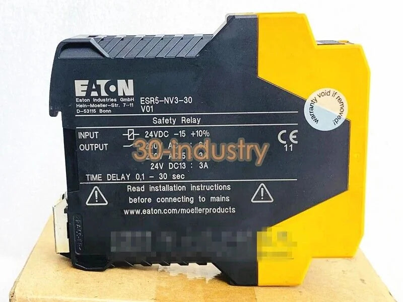 MOELLER Safety Relay ESR5-NV3-30, 24VDC - 1PCS New - MOELLER [4]