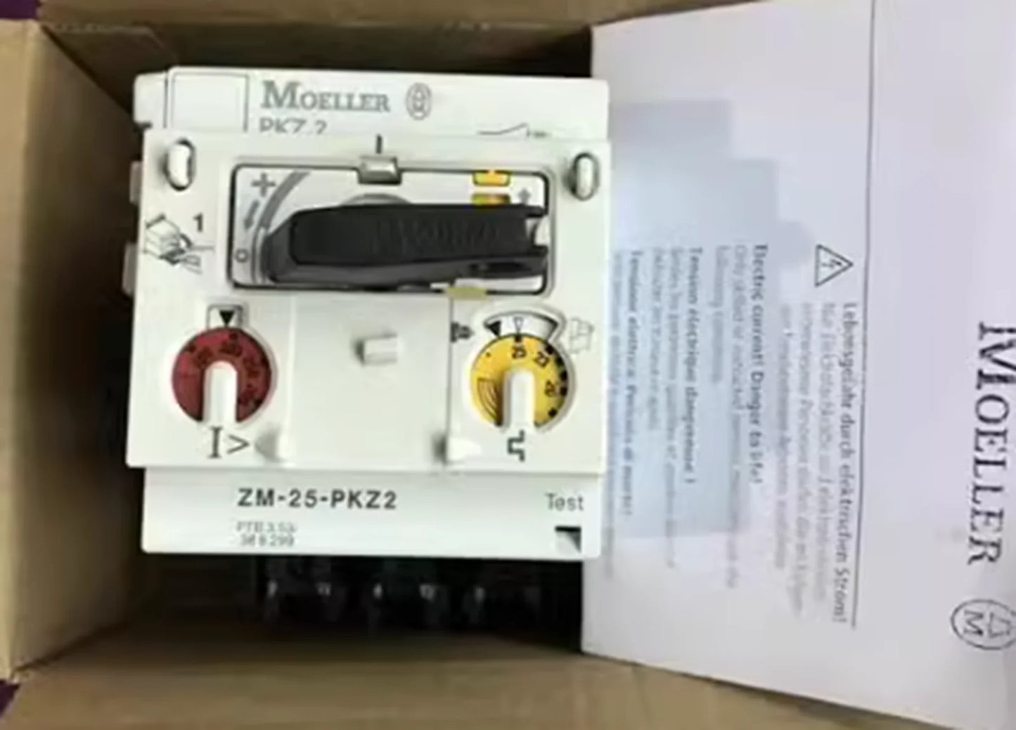 MOELLER ZM-25 Motor Protector | Motor Overcurrent Protection | 25 Ampere | 220V | 1000W | 40°C | IP67 | Motor Mount | Heavy Duty Motor Protector - MOELLER [1]