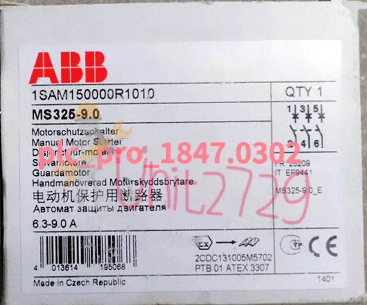 MS325-9.0 1PCS ABB MS325-9.0 1SAM150000R1010 6.3-9.0A Fast ship #u [1]