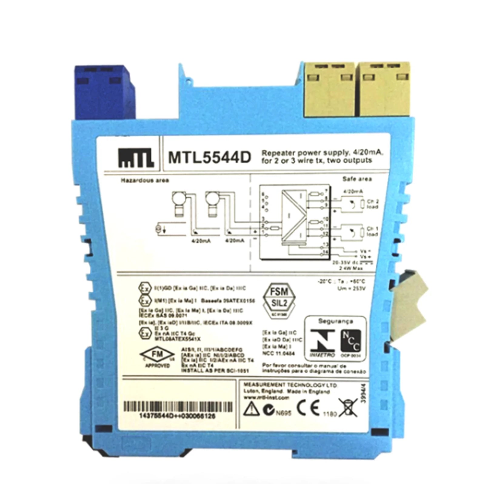 MTL Safety Barrier MTL5544D - MTL [1]
