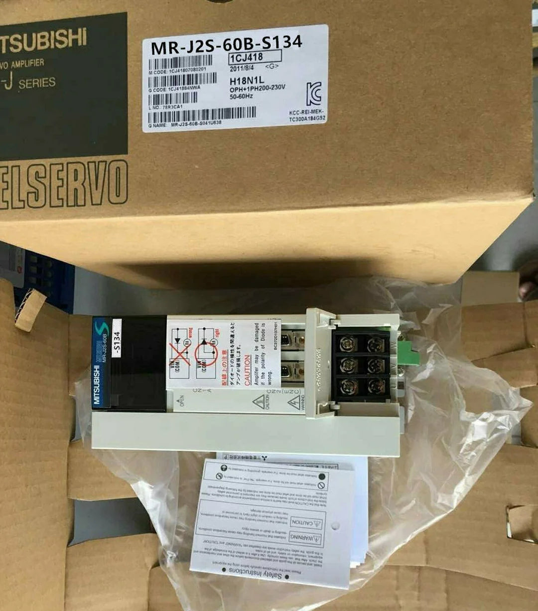 Mitsubishi AC SERVO DRIVER MR-J2S-60B - MITSUBISHI [2]