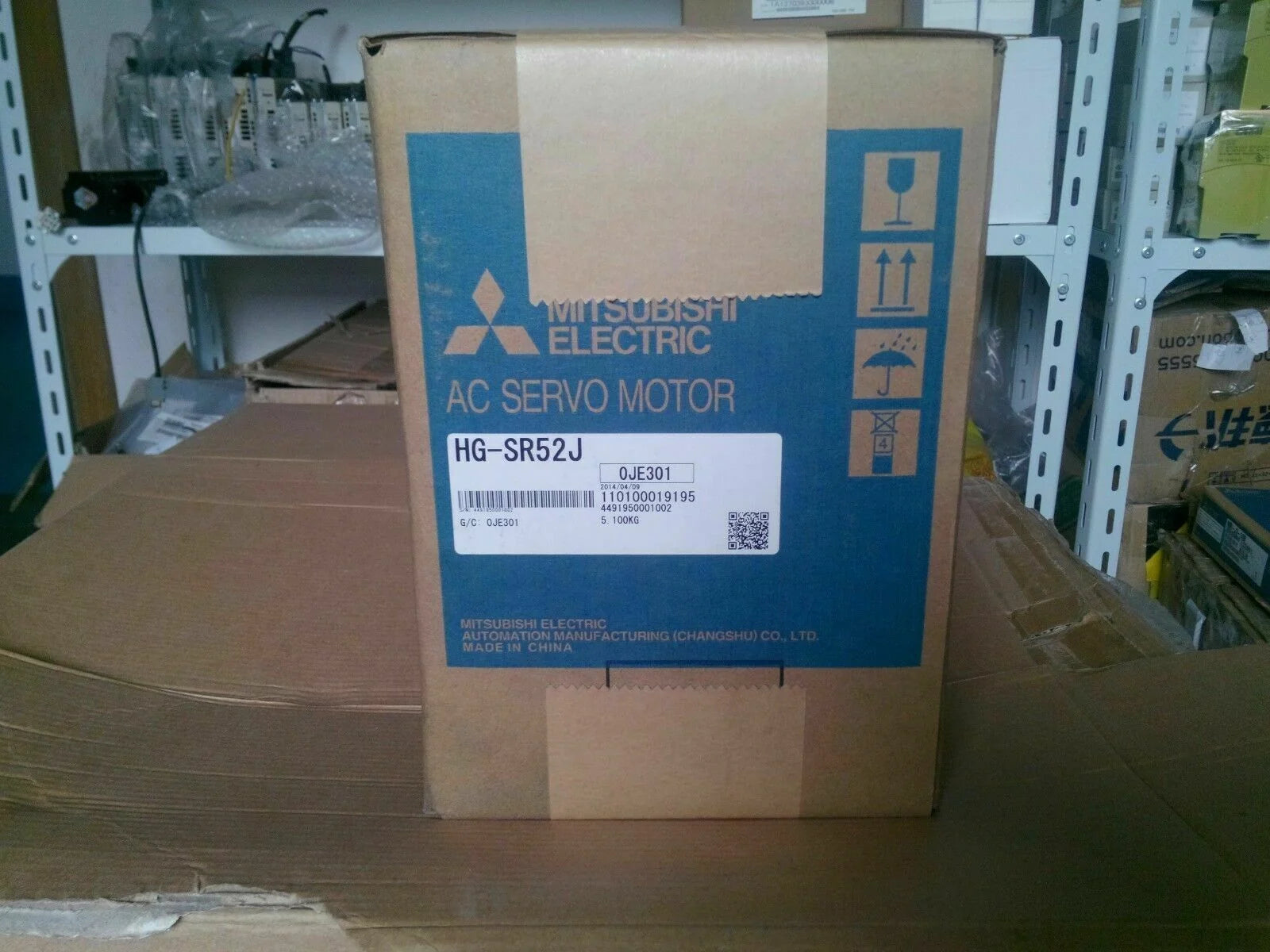 Mitsubishi HG-SR52J Servo Motor 1PC in Box HGSR52J One Year - MITSUBISHI [1]