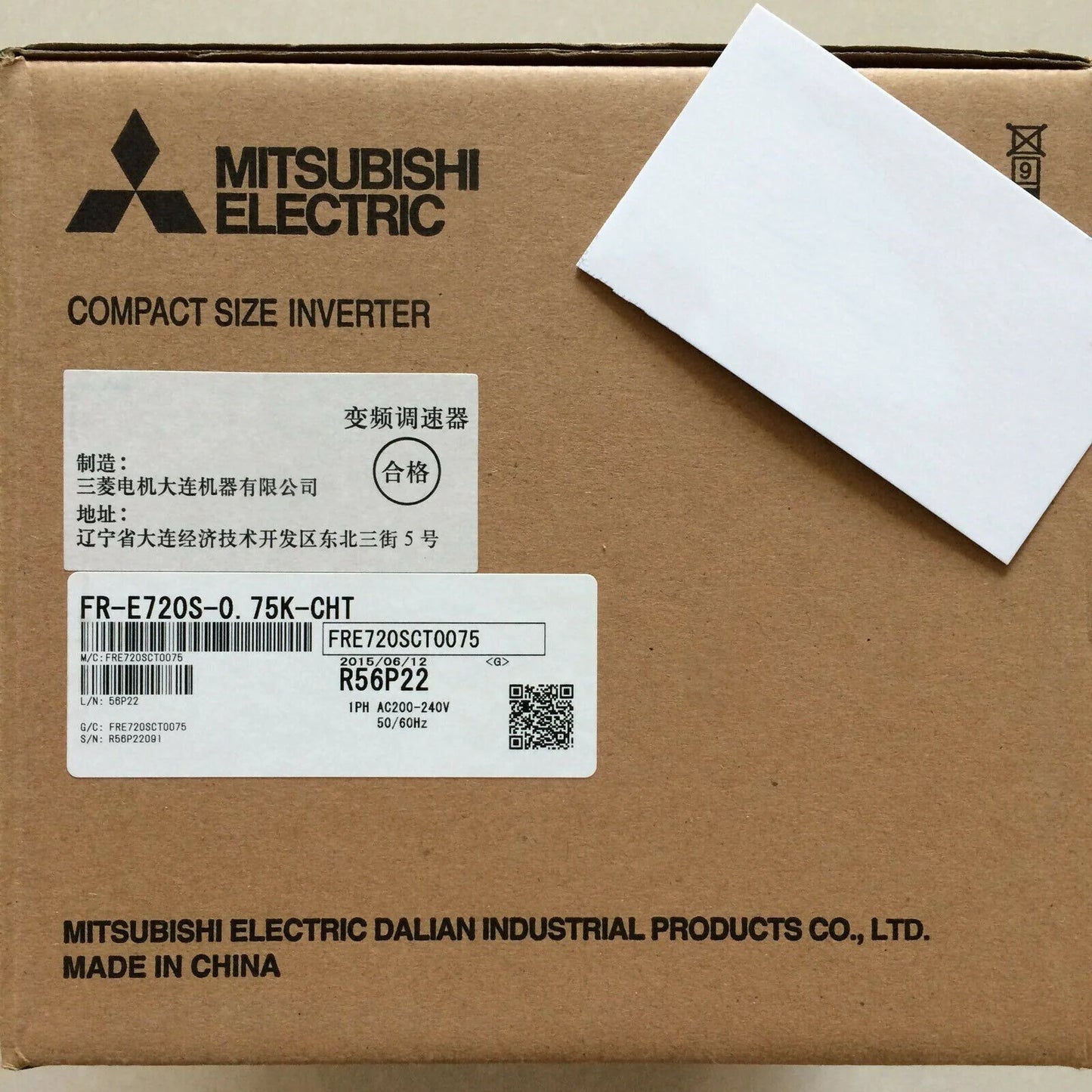 Mitsubishi Inverter FR-E720S-0.75K-CHT, 1-Year Warranty - MITSUBISHI [1]
