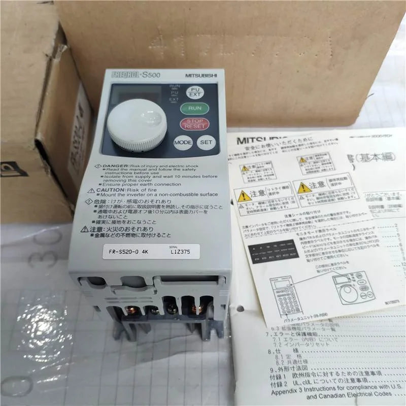 Mitsubishi Inverter FR-S520-0.4K: 0.4KW 220V Fast Ship - MITSUBISHI [3]