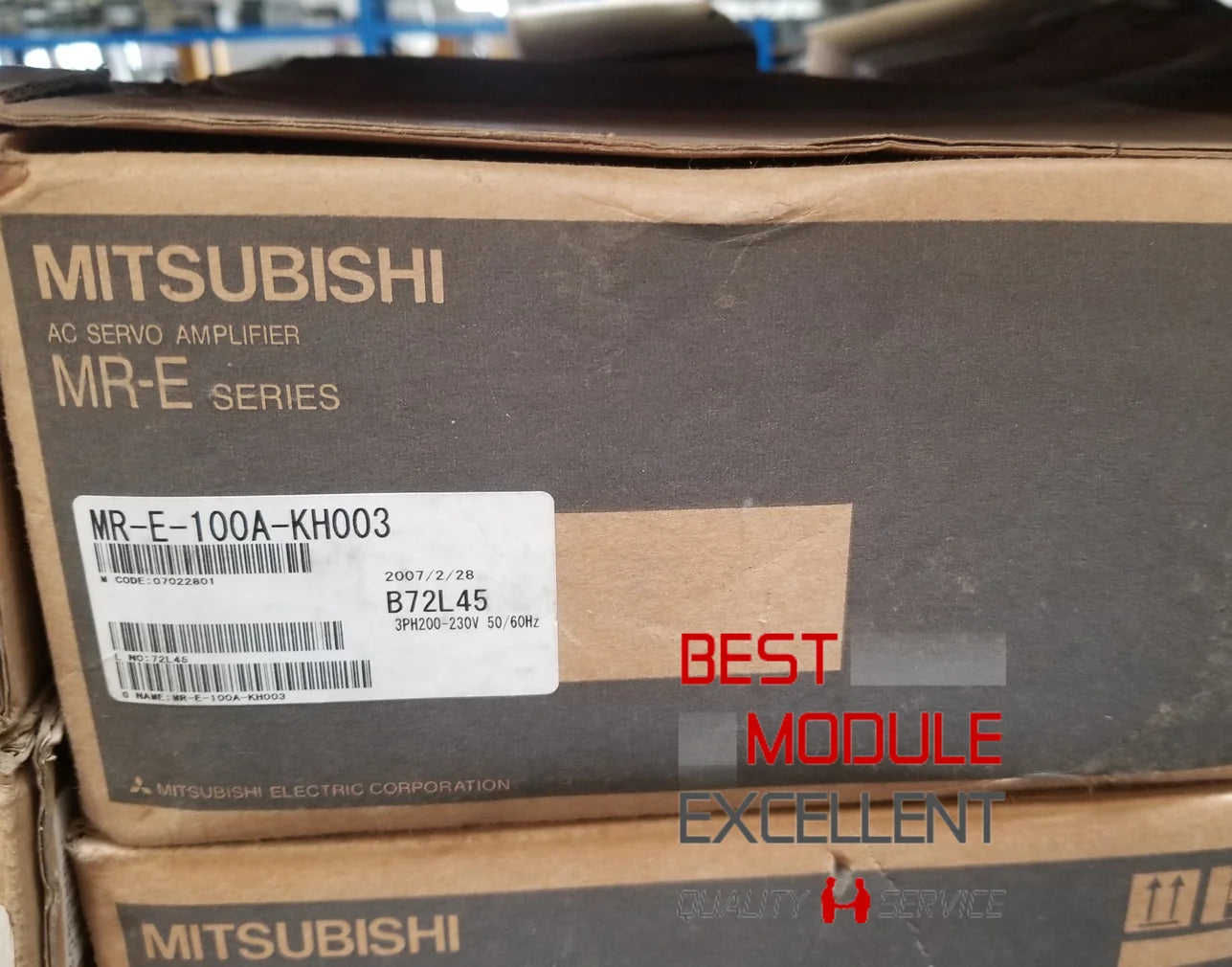 Mitsubishi MR-E-100A Quality Assurance Product - MITSUBISHI [1]