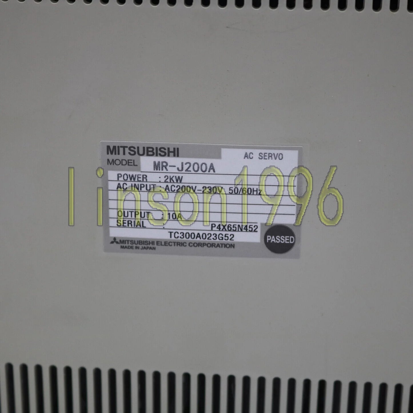 Mitsubishi MR-J200A - MITSUBISHI [1]
