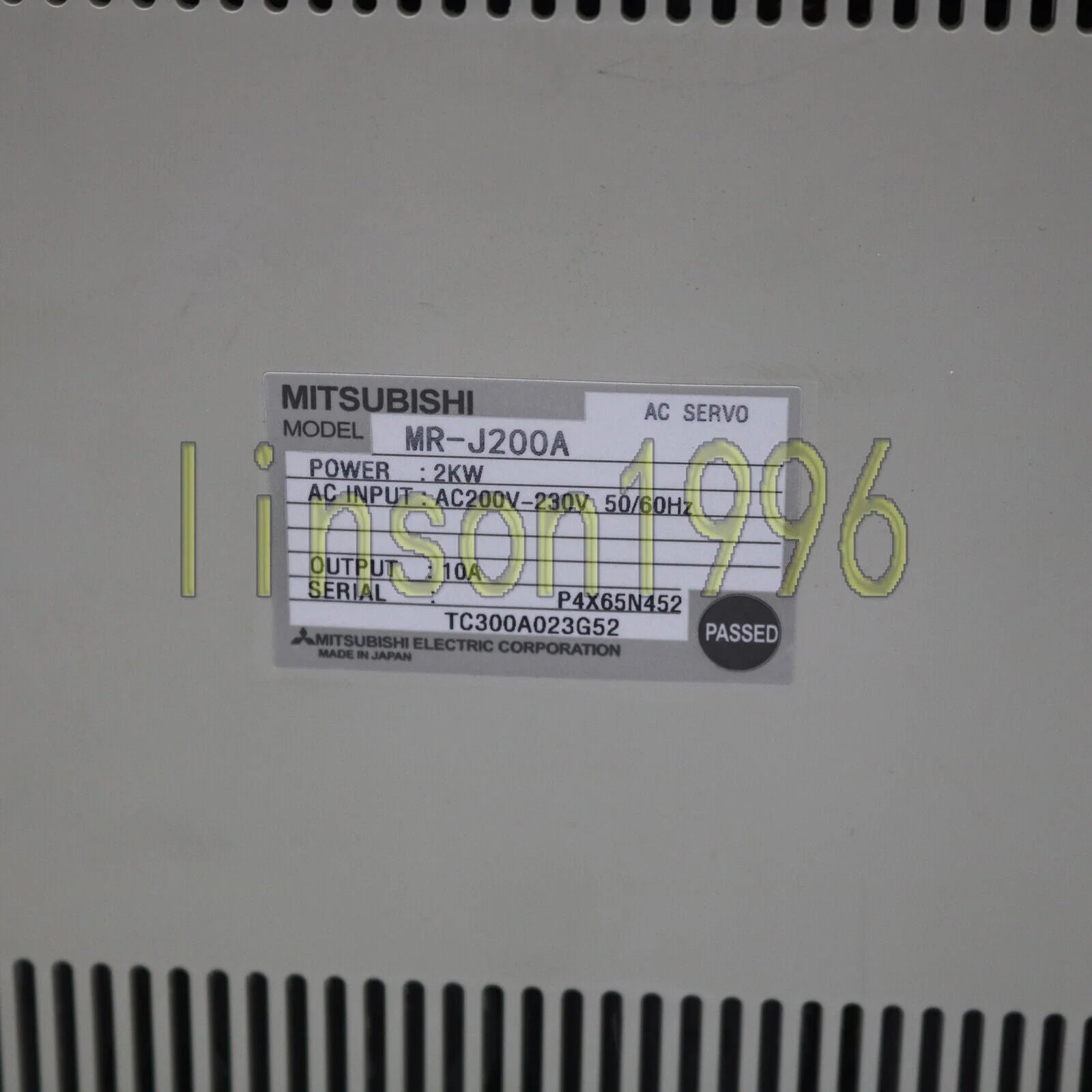 Mitsubishi MR-J200A - MITSUBISHI [1]