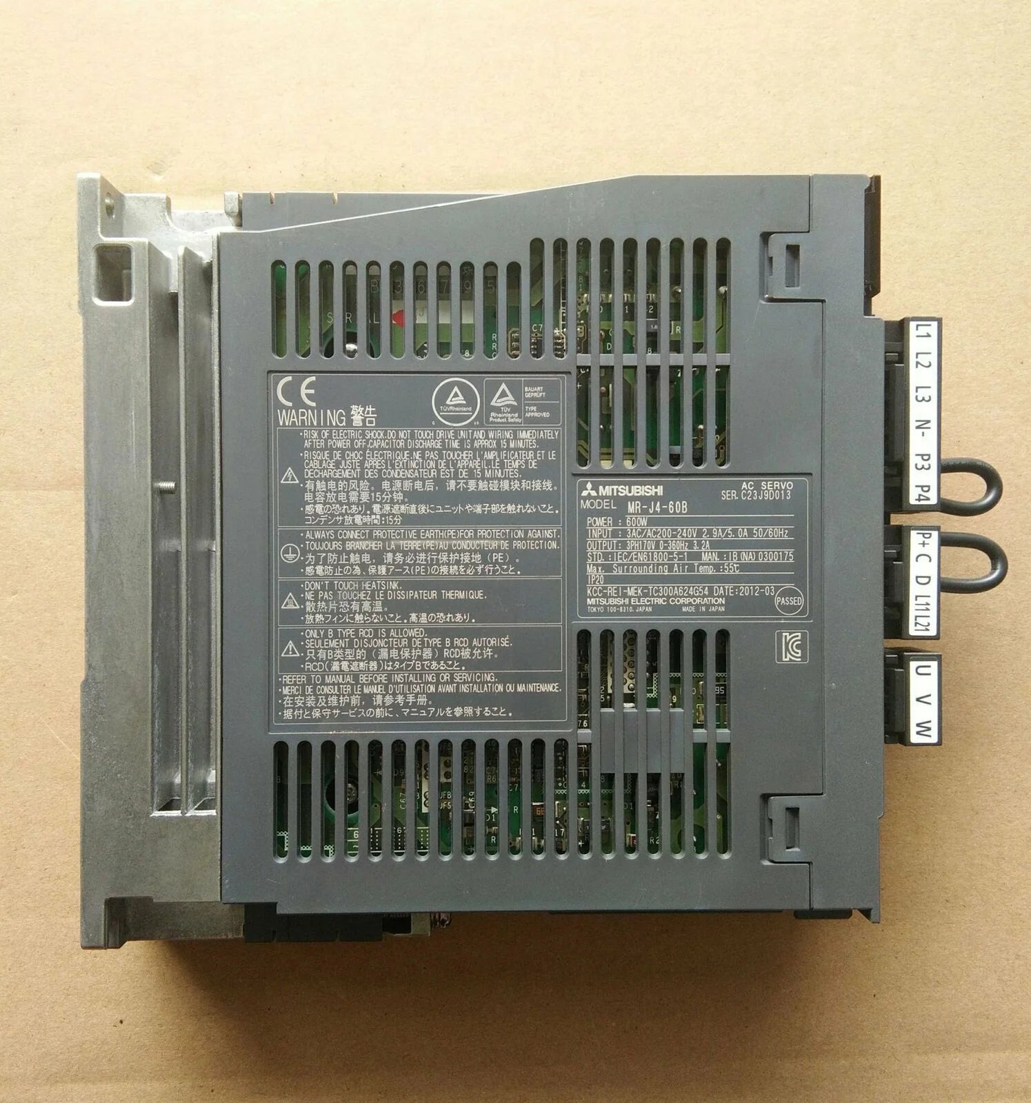 Mitsubishi MR-J4-60B used servo drive tested in good condition - MITSUBISHI [2]