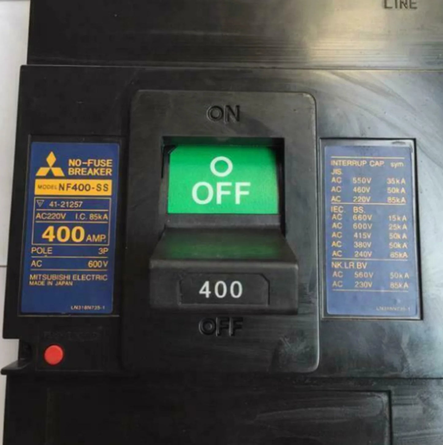 Mitsubishi NF400-SS 400A No-Fuse Circuit Breaker - MITSUBISHI [1]