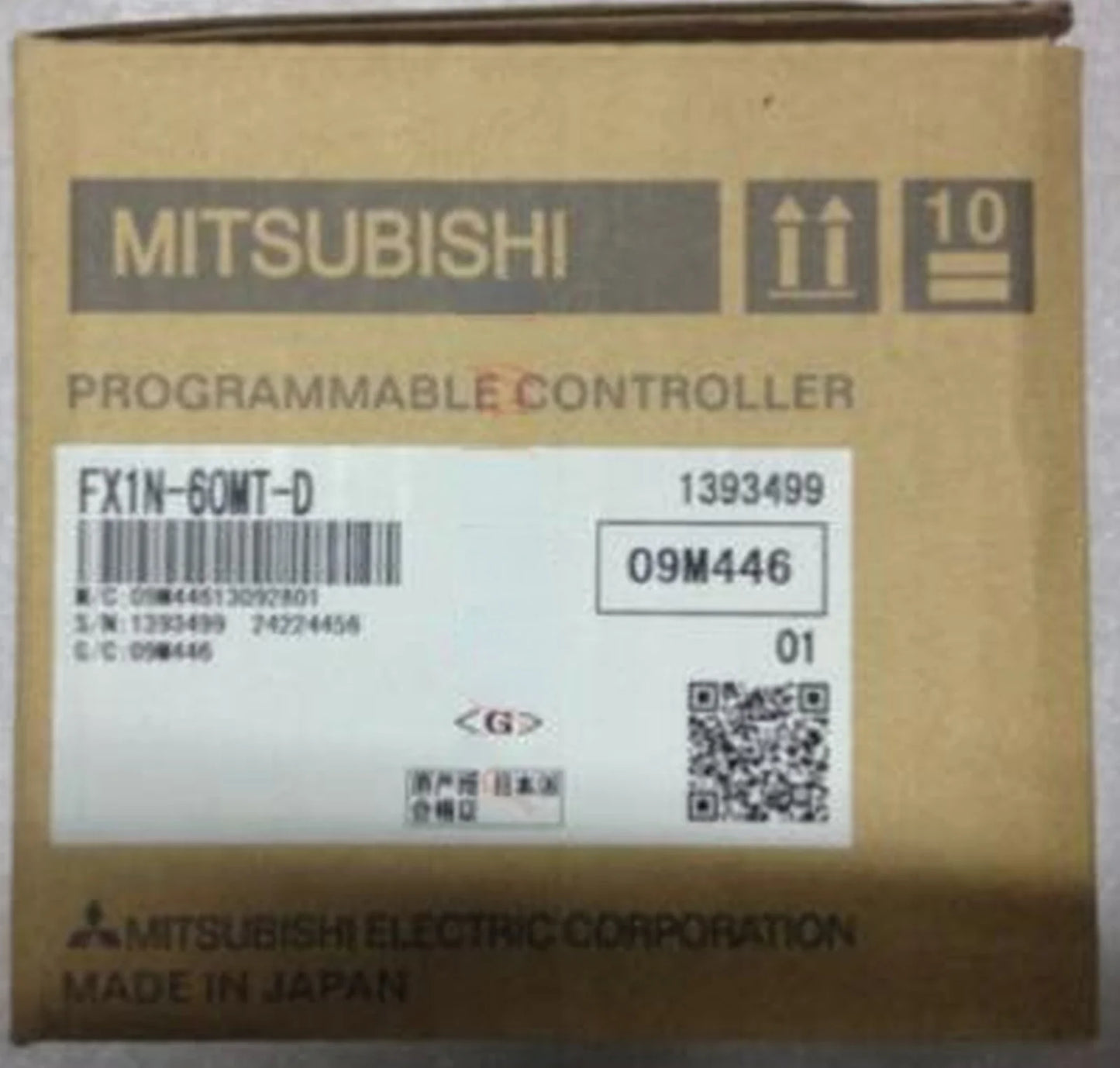 Mitsubishi PLC FX1N-60MT-D Controller, 60Hz, 200V AC, High Performance PLC System - MITSUBISHI [1]