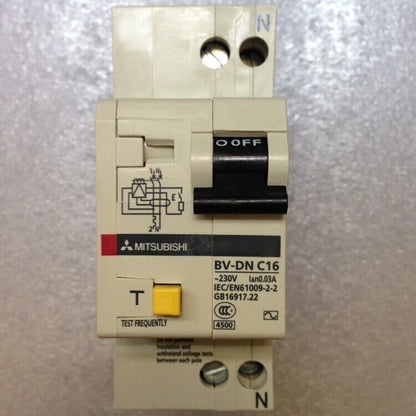 Mitsubishi Residual-Current Circuit Breaker BV-DN 1P+N 2P C16 16A - MITSUBISHI [1]