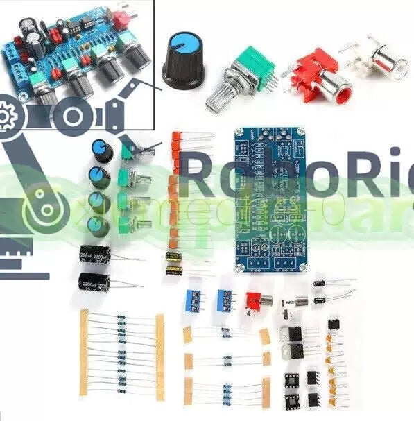 NE5532 HIFI OP-AMP Amplifier Volume Tone EQ Control Board Preamplifier DIY Kits [1]