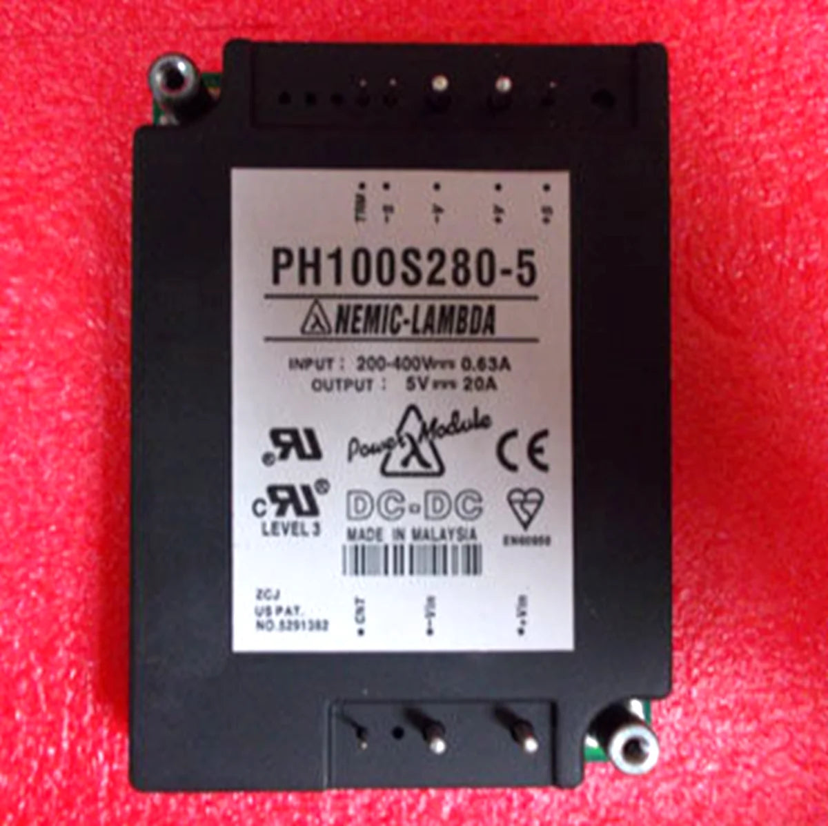NEMIC-LAMBDA PH100S280-5 Power Supply Module | 500W 280V Power Module | High-Power Switching Solution - NEMIC [1]