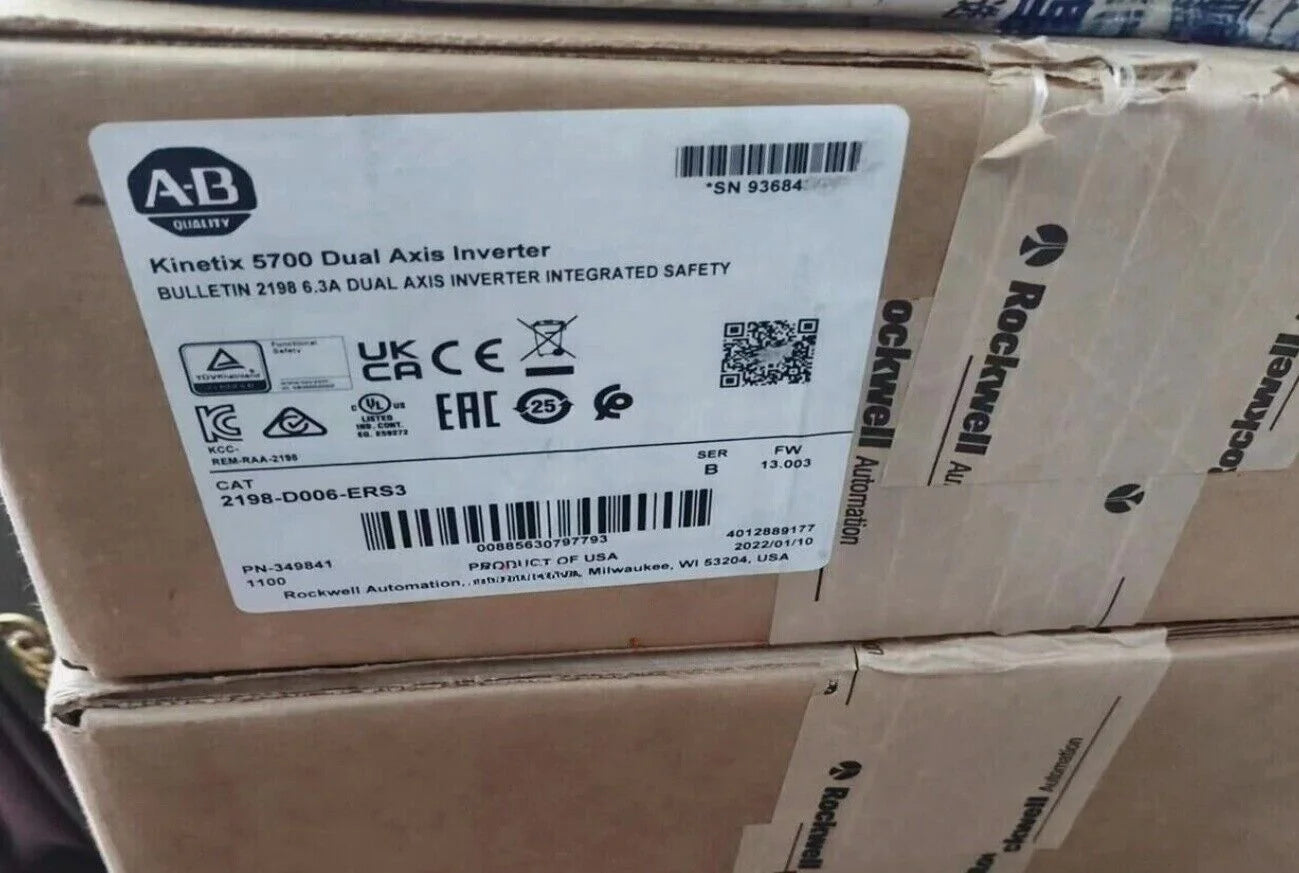 NEW Allen-Bradley 2198-D006-ERS3/B Kinetix 5700 Dual Axis Inverter, industrial dual axis inverter, high efficiency industrial power solution, Allen-Brayley Kinetix series inverter, 2198-D006 inverter - ALLEN-BRADLEY [1]