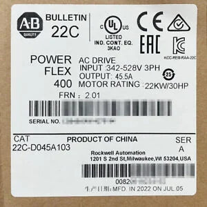 NEW Allen-Bradley 22C-D045A103 PowerFlex 400 AC Drive Factory Sealed - ALLEN-BRADLEY [1]
