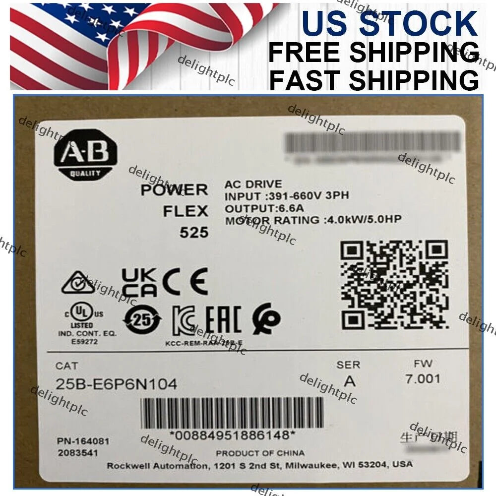 NEW Allen-Bradley PowerFlex 525 AC DriveUPS 25B-E6P6N104 - ALLEN-BRADLEY [2]