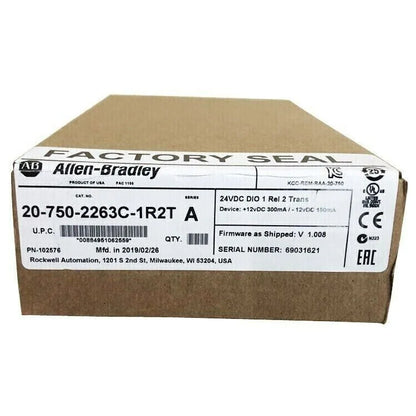 NEW Factory Sealed AB 750 24V Tran IO Option module 20-750-2263C-1R2T SER A - AB [1]