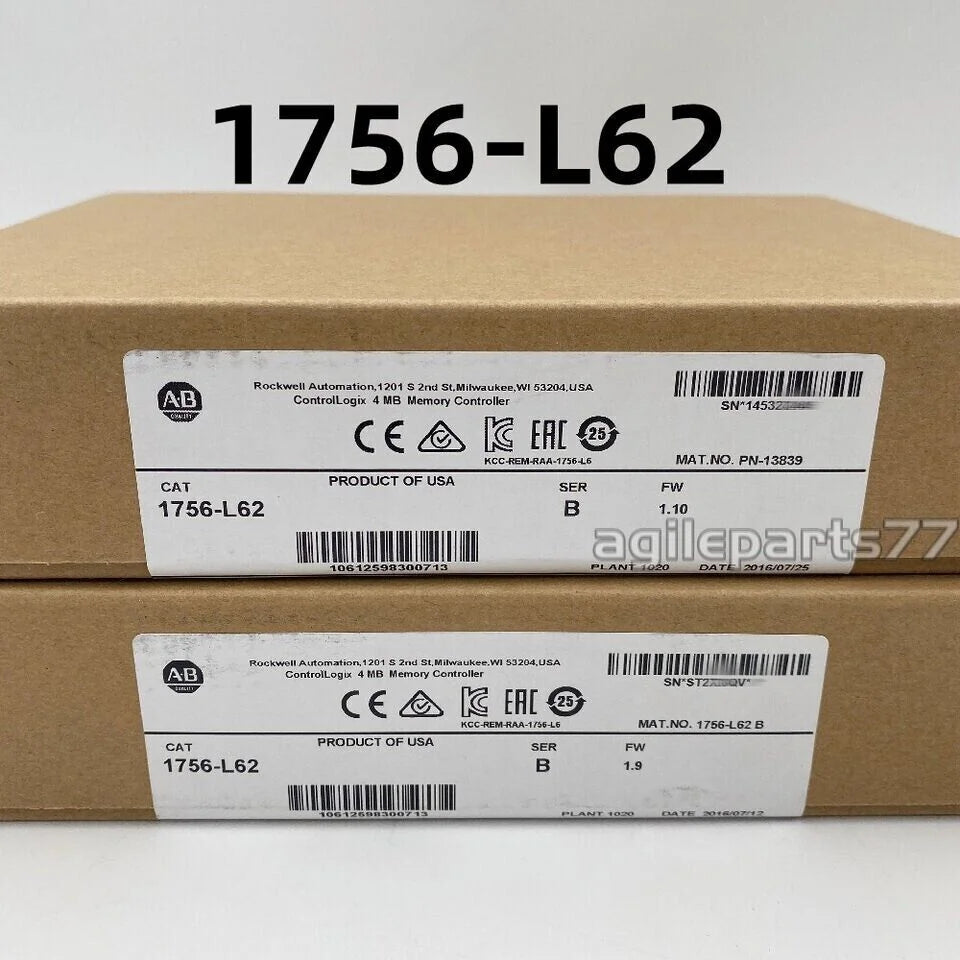 NEW Factory Sealed Allen-Bradley ControlLogix Processor Unit Controller 1756-L62 - Versatile Automation Solution - ALLEN-BRADLEY [1]