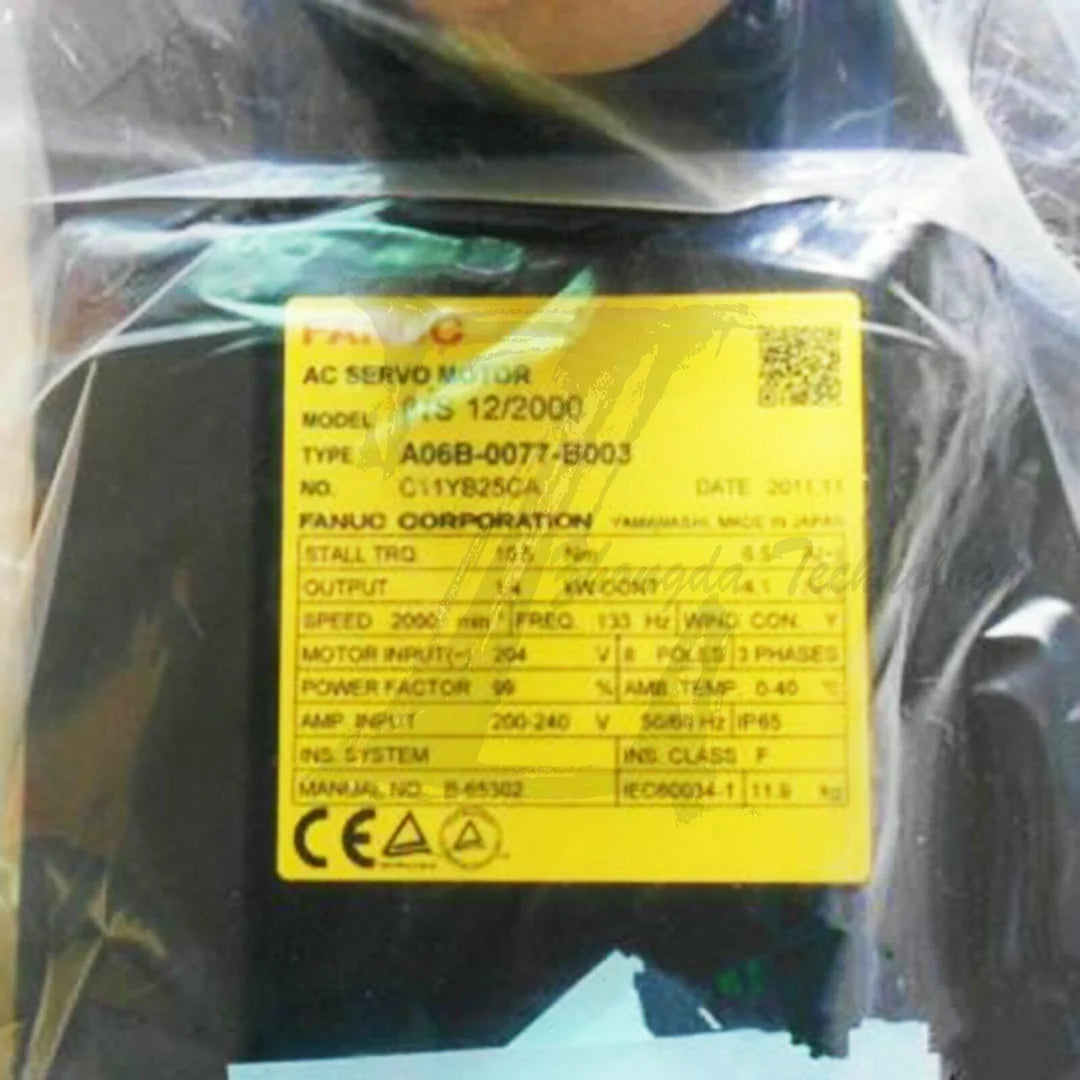 NEW Fanuc AC SERVO MDL BiS12/2000, TPR, b128ia A06B-0077-B003 - FANUC [1]